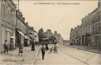 CPA TRÉLAZÉ Point Terminns de la Pyramide (127290)