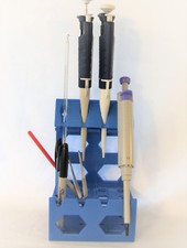 Universal Pipette Pipettor Rack Stand Holder 4 Positions Tube Pen Tool Lab Bench