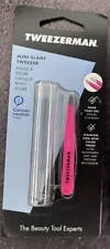 Tweezerman Mini Slant Tweezer w/ Case (Neon Pink) 1248-FPR
