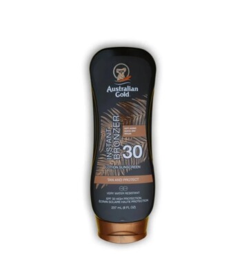 Australian Gold/SPF 30 Sunscreen Lotion with Bronzer/Sonnenschutz/Sonnencreme 