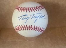 TONY TAYLOR DETROIT TIGERS SIGNED VINTAGE A.L. BASEBALL BECKETT AUTHENTICATED