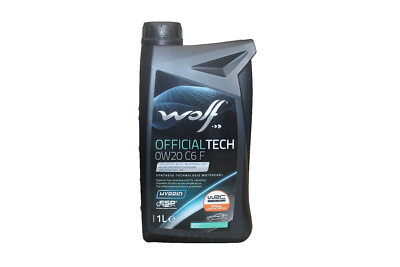 Motoröl Wolf OfficialTech C6F Ford 1,5 Diesel Ecoblue 0W20 WSS-M2C952-A1 1 Liter