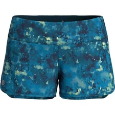 SmartWool Active Lined Shorts Women's Medium NWT Twilight Blue Watercolor