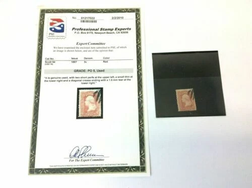 Timbres des États-Unis rouges