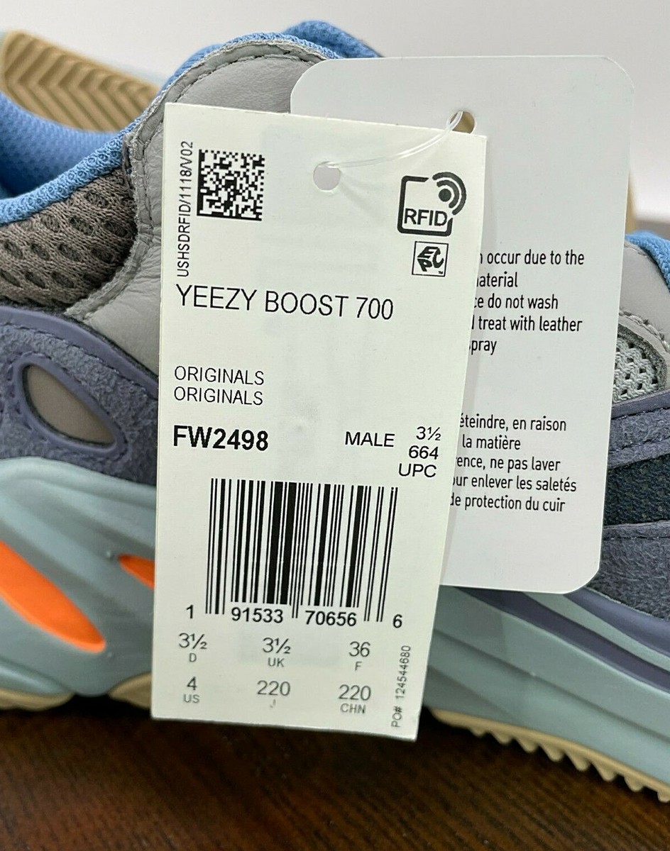 adidas Yeezy Boost 700 Carbon Blue - Size Mens 4 / Womens 5.5 - FW2498 NEW  | eBay