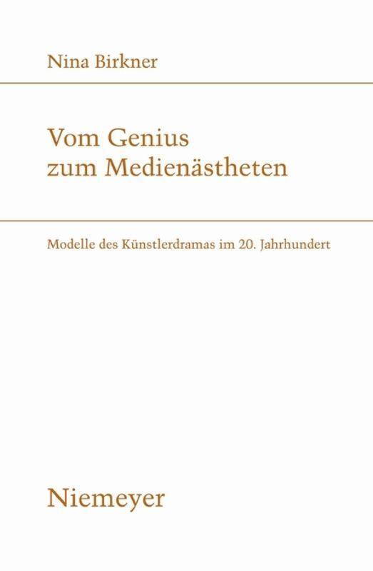 Thumbnail - Nina Birkner | Vom Genius Zum Medienästheten | Taschenbuch | Deutsch