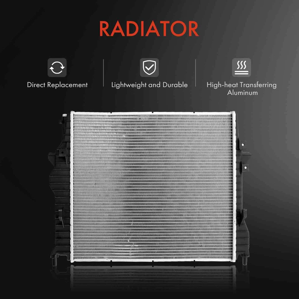 Radiador con enfriador de aceite para Jaguar S-Type 2003-2008 XJ8 XF XJR 4,2 L 3,0 L automático Foto 2 de 4