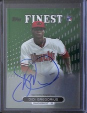 2013 Topps Finest Green Refractor Rookie Autograph #RA-DG Didi Gregorius