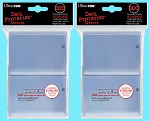 Details About 200 Ultra Pro Clear Deck Protector Standard Size Card Sleeves Mtg Ccg Pokemon
