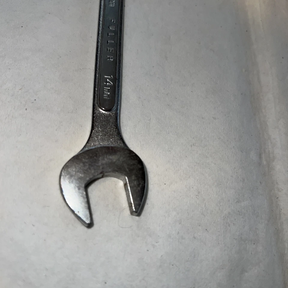 Vintage Fuller KTC F24 Metric 12mm-14mm Open End Wrench Chrome Drop Forged Japan Foto 4 de 4