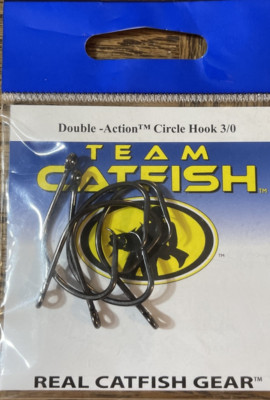 Team Catfish Double Action Circle Hook Size 3/0-Brand New-SHIPS N 24 HOURS