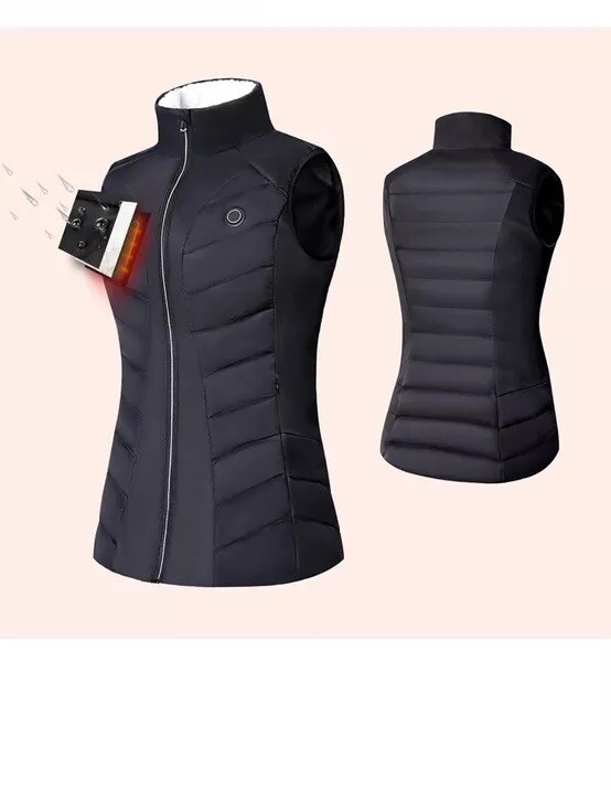 Vofuoti Heated Vest for Women Men Heated Down Vest with Battery Pack size：M