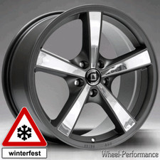 19 Zoll DW3 Felgen 8,5x19 5x114,3 ET35 grau matt mit Edelstahl für Kia