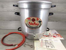 Juice Extractor Cooker Mehu Maija Aluminum Food Steamer  Instructions Vintage