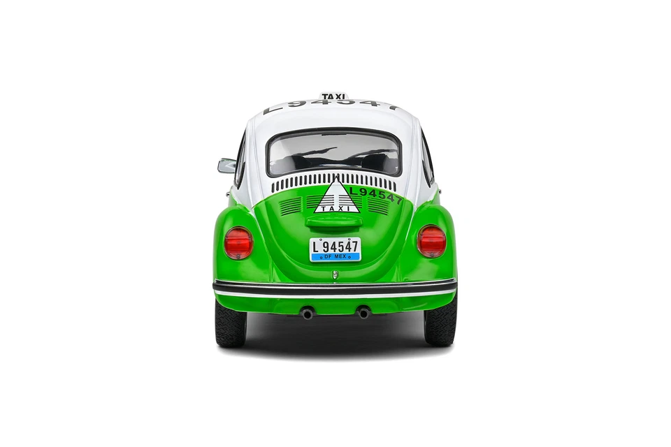 Volkswagen Beetle 1300 Mexican Taxi Green 1974 Solido 1/18 Scale - Image 3 of 4