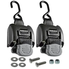 	BoatBuckle G2 Transom Boat Tie Down Straps to Trailer 2x43-Inch 2500lbs Break	