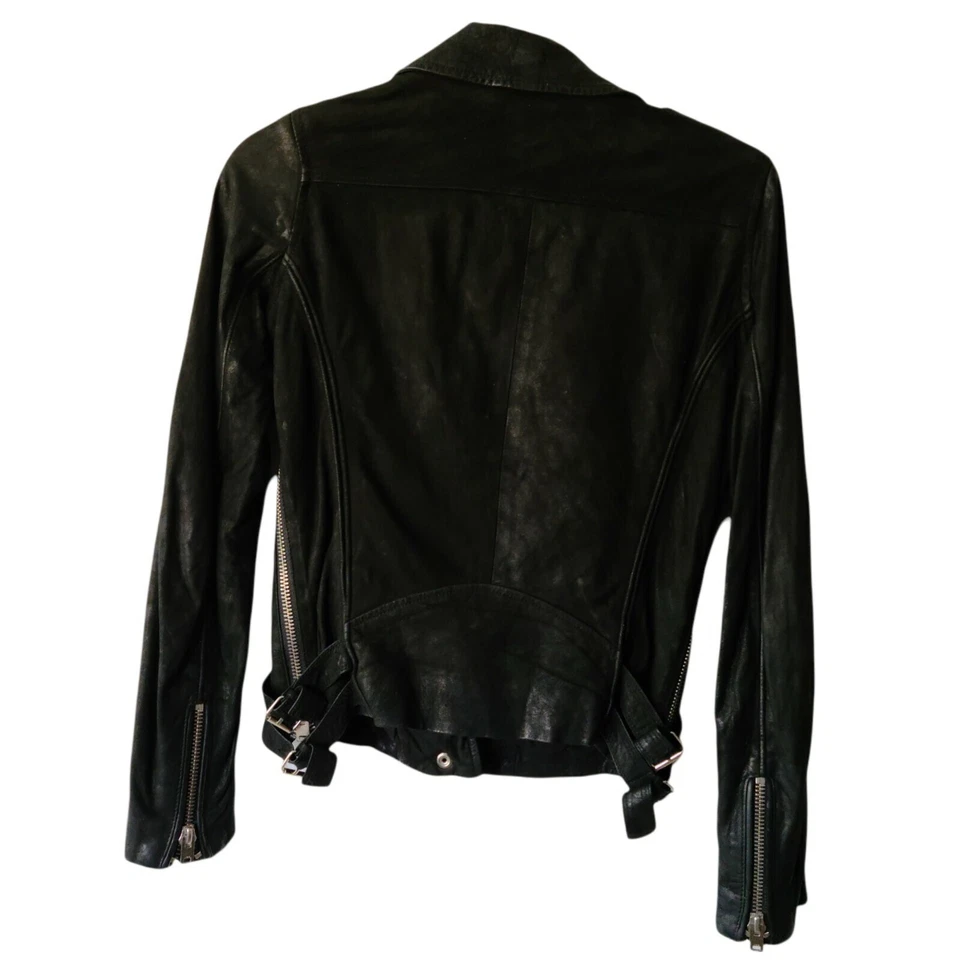 Iro Taraspe 100% Lambskin Leather Motorcycle Jacket Size EU 36 US 4 Retail $1295 - Image 3 of 4