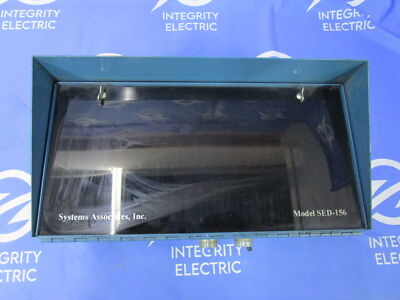 SYSTEMS ASSOCIATES MODEL SED-156R 1A 117VAC 1 Y WARRANTY