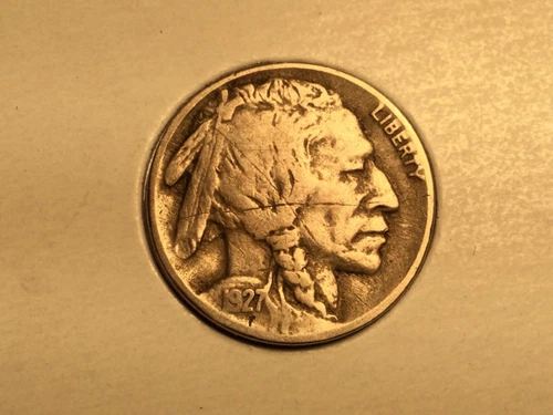 1927-D Buffalo Nickel in very fine