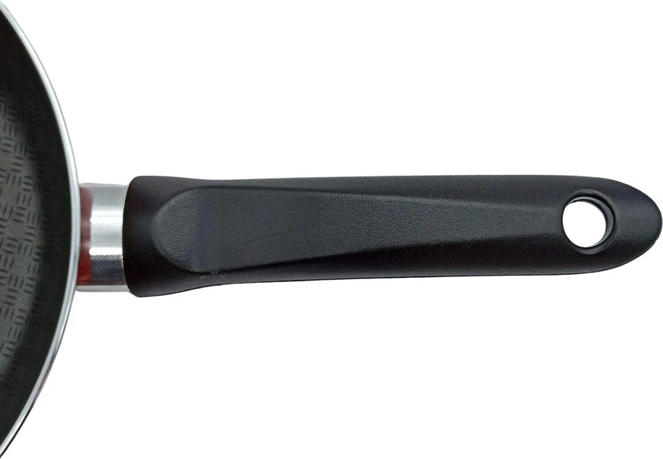 Zanetti Padella Antiaderente in Alluminio 24 cm colore Rosso Dolomiti - Immagine 3 di 3