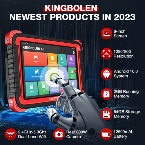 KINGBOLEN K8 Elite Keey Programmier KFZ Diagnosegerät OBD2 Diagnose Scanner IMMO - Bild 2 von 17