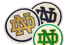 Embroidered/Tackle Twill Iron-on Patch - Notre Dame Fighting Irish