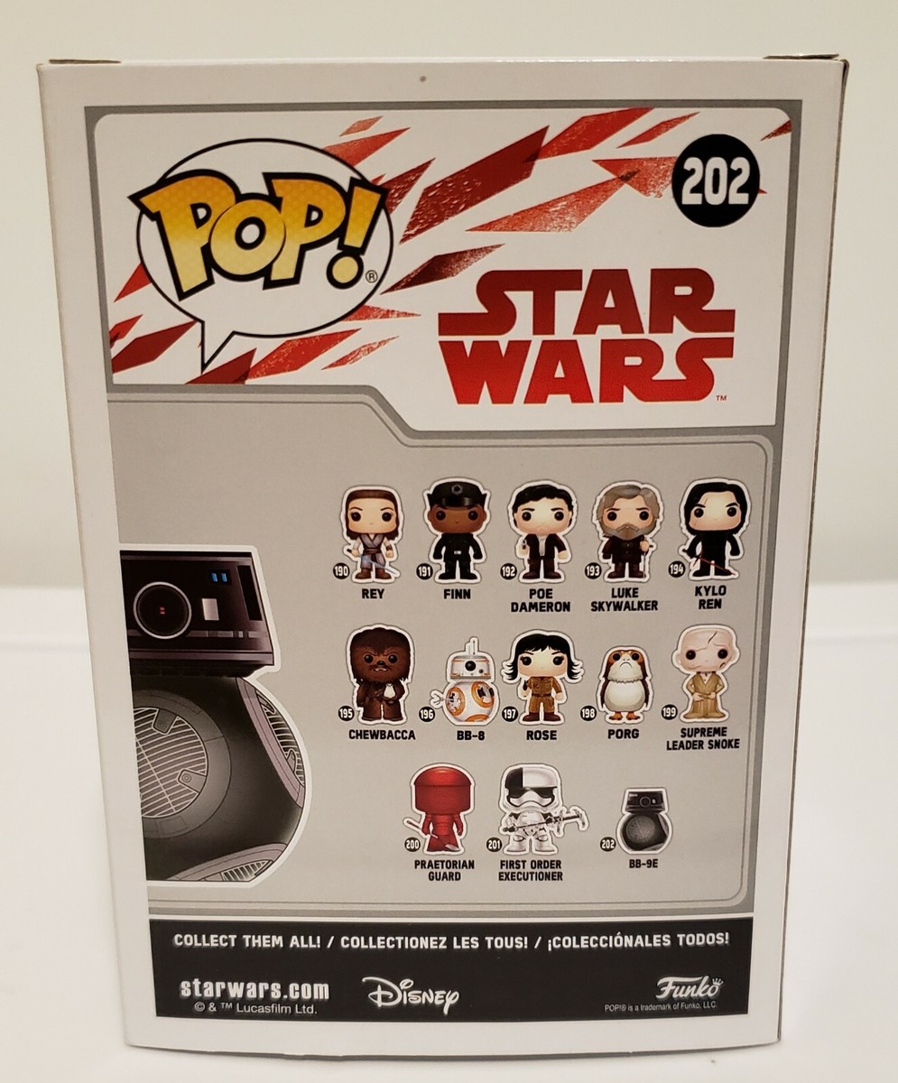 STAR WARS BB-9E #202 (The Last Jedi) Funko Pop FAC-053571