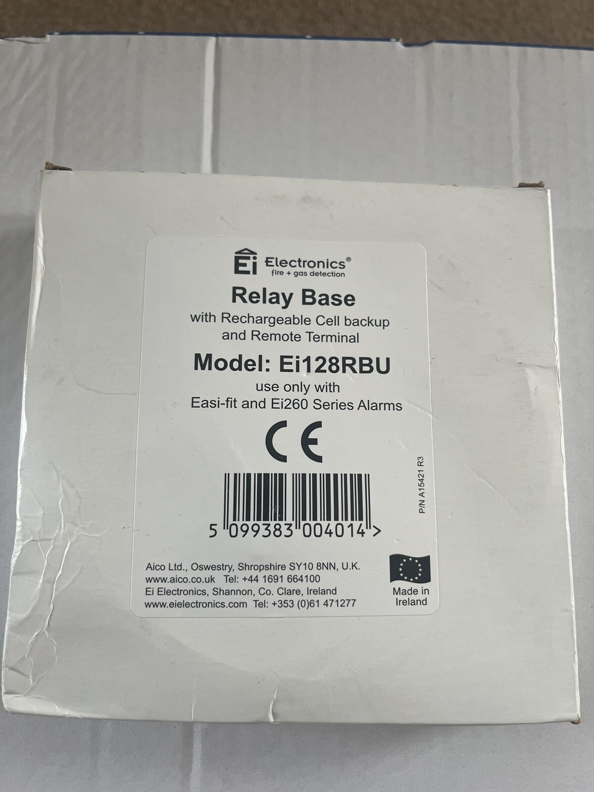 Aico EI128RBU Hard Wired Relay Module With Battery Back Up for sale