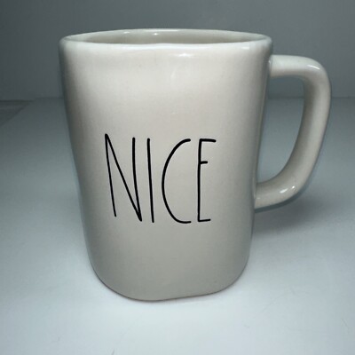 Rae Dunn NICE Coffee Tea Mug Artisan Collection By Magenta