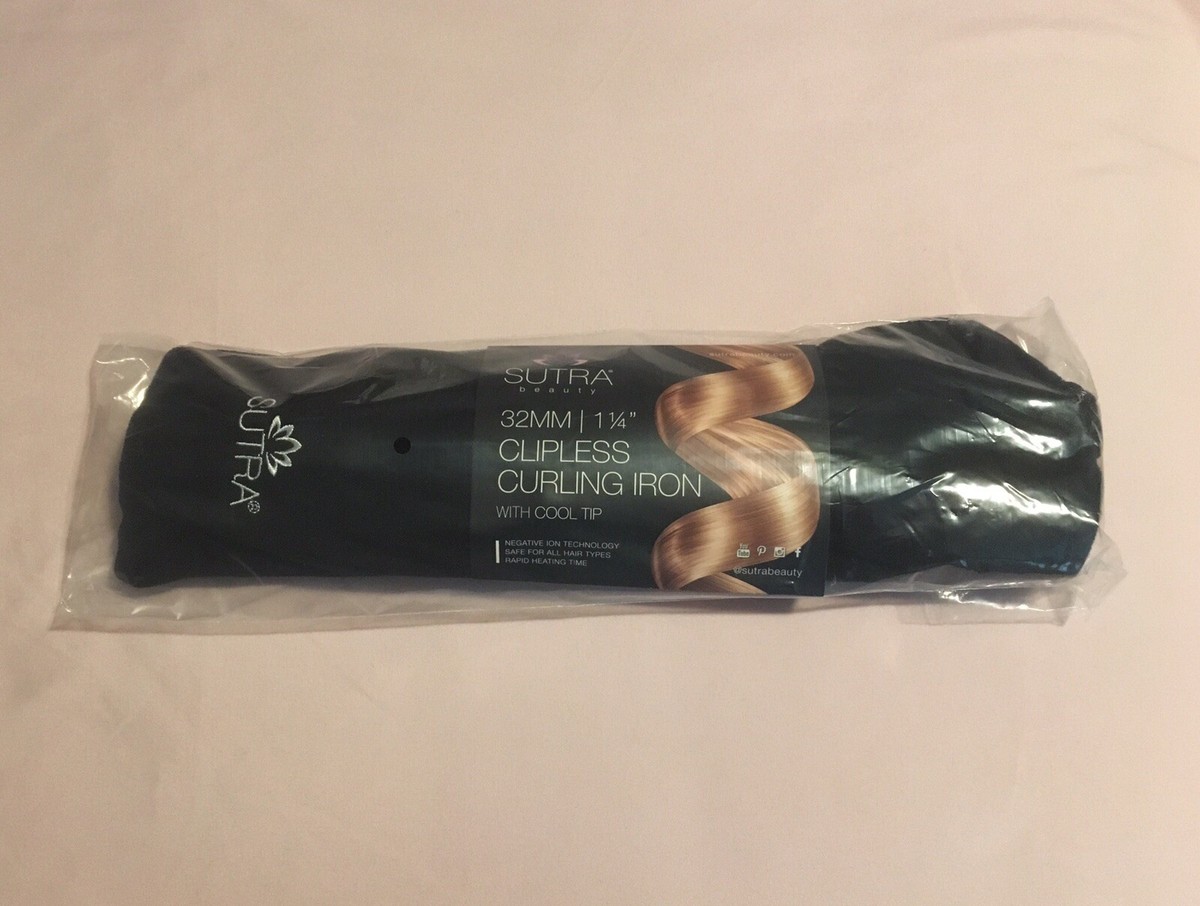 Sutra Beauty Clipless Curling Iron 32 mm 1 1/4” Negative Ion  display picture 2