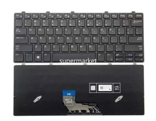 Ersatz-Tastatur Für Dell Latitude 11 & 13 Serie – US-Layout, Ohne Hintergrundbeleuchtung