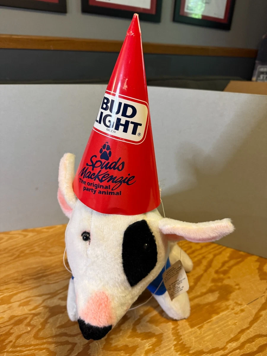 その他 # Spuds Mackenzie Bud Light Spud MacKenzie Party Animal Ad 1980s POSTER 24 X 18