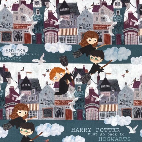 Harry Potter Hogwarts Cartoon Characters Sewing Quilting Cotton Fabric |  eBay