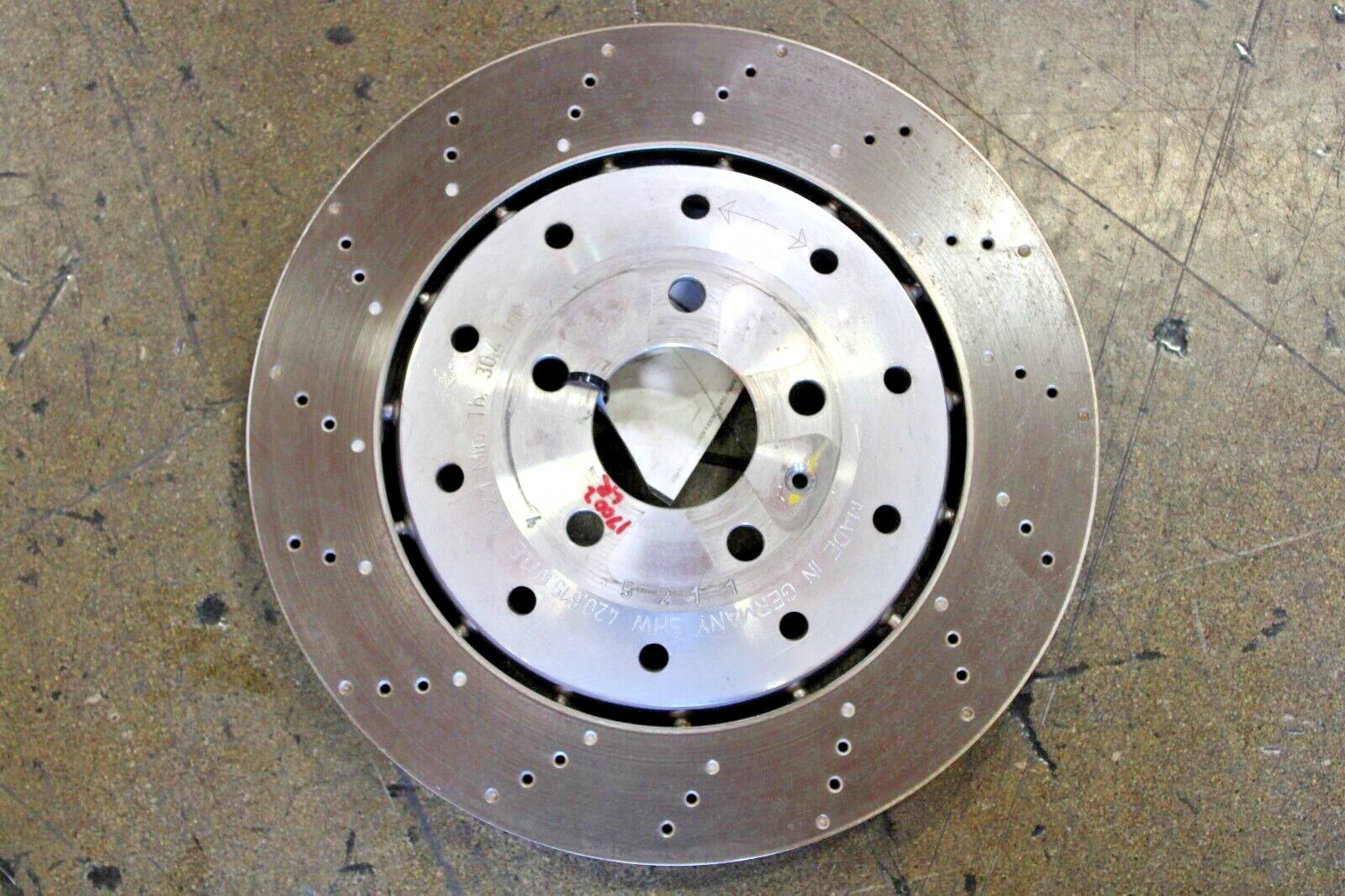 Lamborghini Gallardo LP560, 570, Rear Brake Rotor, Steel Disc, P/N 420615601E
