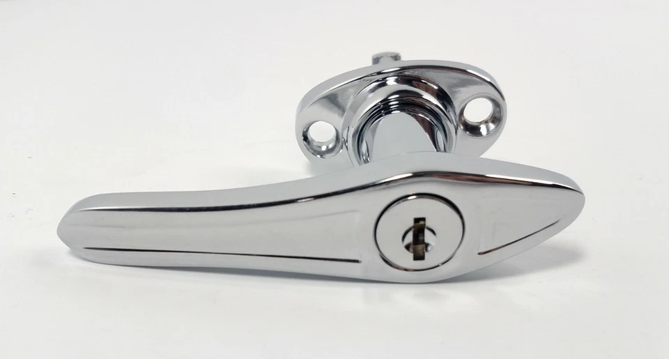 Manija de puerta de bloqueo exterior/exterior para coche cerrado Ford Modelo A 1930-1931 Foto 2 de 4