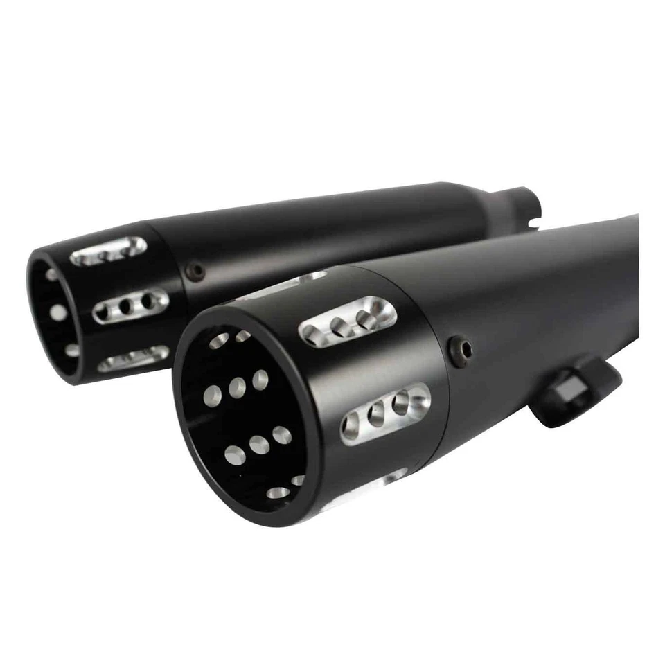 Black 3" Slip on Mufflers Exhaust for Harley Sportster XL 883/1200 2014-2020 - Изображение 2 из 4