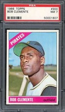 1966 Topps 300 Bob Clemente PSA 7 50001807