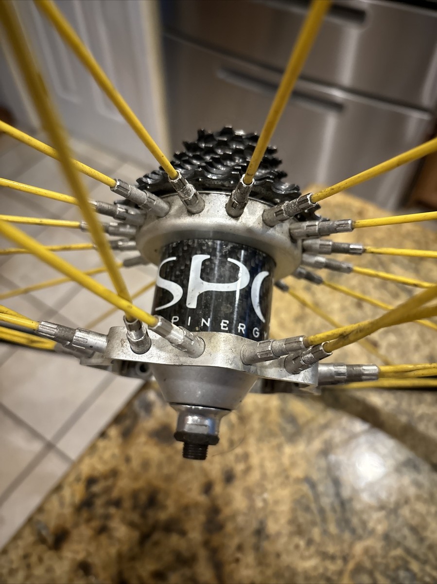 SPINERGY 完組ホイール 700C ブラック/イエロー SPINERGY 完組ホイール 700C ブラック/イエローの通販 by ken's