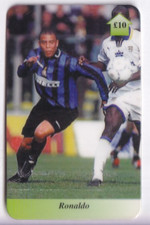 EUROPE TELECARTE / PHONECARD .. U.K 10£ D.P FOOTBALL SOCCER RONALDO S/N°