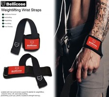 Weight Lifting Gloves Grips Pads Gym Training Straps Wrist Wraps Fitness Workout