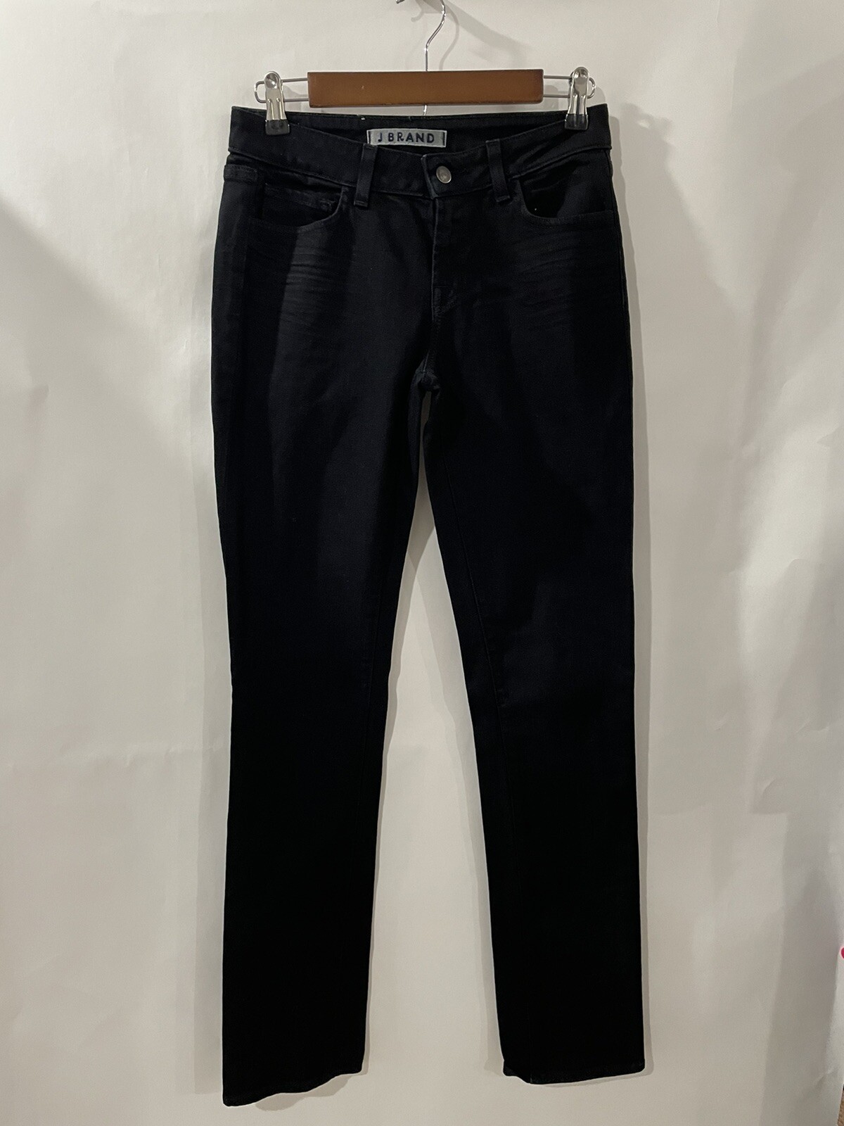 J Brand Jeans Black Size 28 Waist Straight Leg Scarlett Skinny Leg