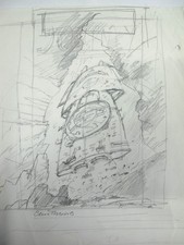 1980s Original sci fi novel concept art Chris Moore Journey Methuen books