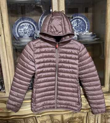 Save The Duck Iris Puffer Jacket Coat Misty Rose 14y Girls Down Alternative Kids