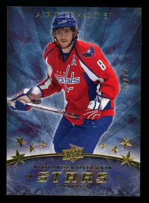 2008-09 Upper Deck Artifacts Alexander Ovechkin Gold Stars /75 #151