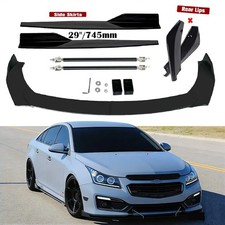 Front Rear Bumper Lip Spoiler Body Kit Splitter Side Skirt For Chevrolet Cruze