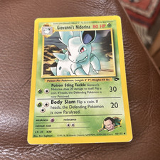 Wizards of the Coast Giovanni's Nidorina 44/132 Gym Challenge Uncommon 2000
