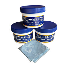 Wrights Silver Cleaner & Polish Cream 8oz  - ...