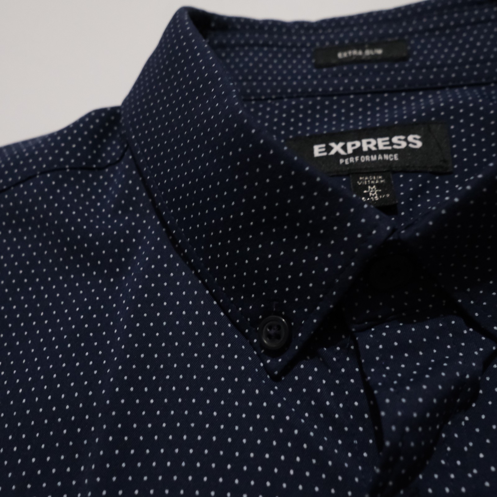 Express Extra Slim Performance Button Down Shirt … - image 5