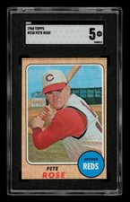 1968 Topps Set-Break #230 Pete Rose SGC 5 EX