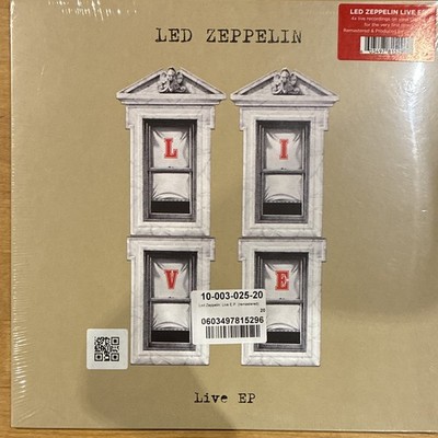 Led Zeppelin Live EP 180-220g Remastered Live Vinyl EP 2015 Atlantic Jimmy Page